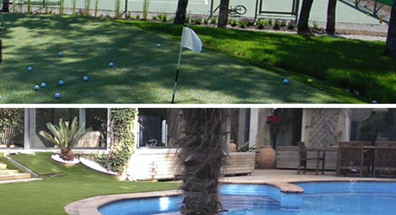 Instalación de césped artificial en terrazas y zonas deportivas
