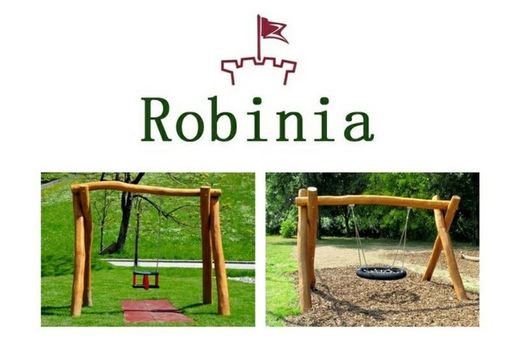 Juegos de madera Robinia: columpios
