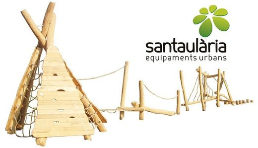Nou parc infantil de Robinia a un càmping de la Costa Daurada