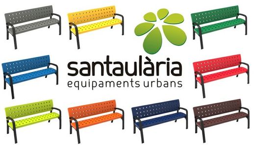 Bancs de polietilè per a mobiliari exterior, ecològics i resistents
