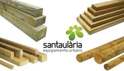 Fusta tractada per a exteriors, elegància i resistència