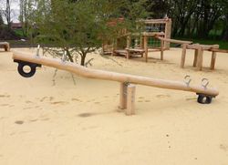 Balancín madera de Robinia DOBLE