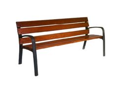 Banc MODO C-106 de fusta amb peus en fosa