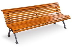 Banc ROMÀNTIC C-1 de fusta amb peus en fosa