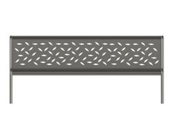 Banco TUBULAR C-8-1011 de chapa