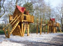 Cabanya fusta de Robinia BRUIXA COMBINADA PH 190