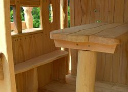 Caseta Infantil de Robinia BOLETS AMB BALCÓ