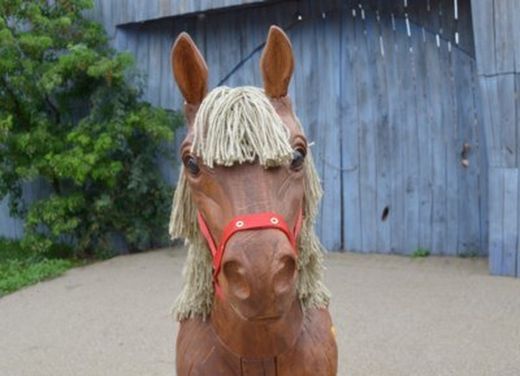 Figura de Robinia CABALLO GIGANTE