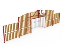 Frontó gran amb panell de fusta