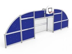 Frontó gran amb panell de pilietilè