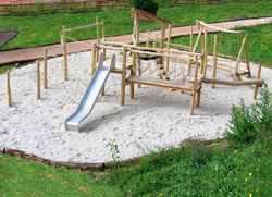 Joc d'escalada de fusta de Robinia BOSC MÀGIC