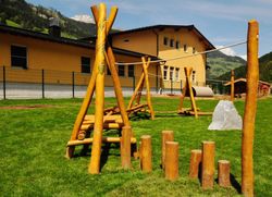 Juego de escalada de madera de Robinia CAMINO DE ESCALADA
