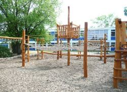 Joc d'escalada de fusta de Robinia AMB MIRADOR
