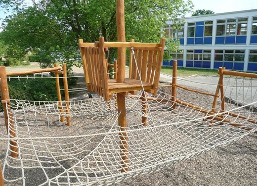 Joc d'escalada de fusta de Robinia AMB MIRADOR