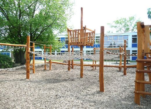 Joc d'escalada de fusta de Robinia AMB MIRADOR