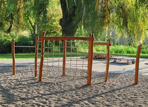 Juego de escalada de madera de Robinia ESCULTURA