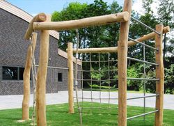 Joc d'escalada de fusta de Robinia HEXAGONO