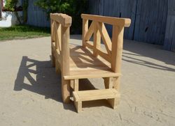 Joc d'escalada de fusta de Robinia PONT CORRENT