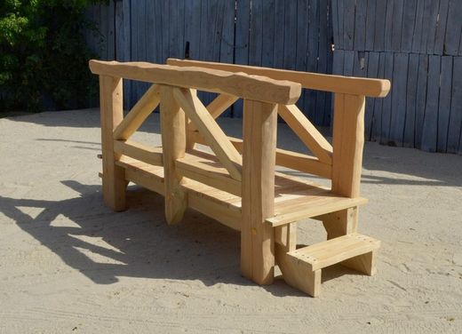 Joc d'escalada de fusta de Robinia PONT CORRENT