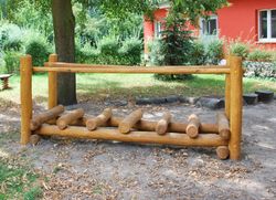 Juego de escalada de madera de Robinia PUENTE EQUILIBRIO