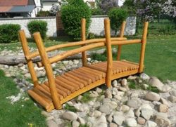 Joc d'escalada de fusta de Robinia PONT NATURAL