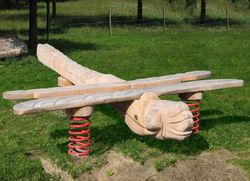 Juego de muelle LIBÉLULA de robinia