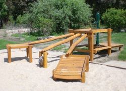 Joc infantil de fusta de Robinia sorra i aigua FANG 500