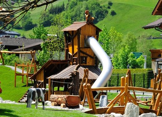 Juego infantil de madera de Robinia Castillo MINA DE AVENTURA