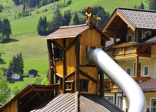 Juego infantil de madera de Robinia Castillo MINA DE AVENTURA