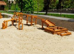 Joc infantil de fusta de Robínia de sorra i aigua PROVEÏMENT