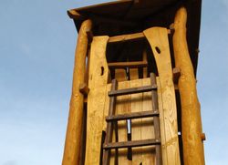 Joc infantil de fusta de robinia TORRE BOMBERS