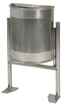 Paperera BARCELONA C-23MX de xapa perforada