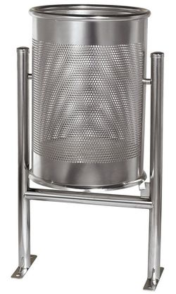 Paperera BARCELONA C-23X d'acer inoxidable