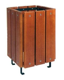 Paperera CANADA C-2010 de fusta