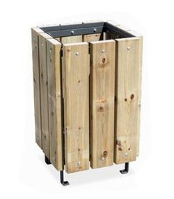 Paperera CANADA C-2010 de fusta