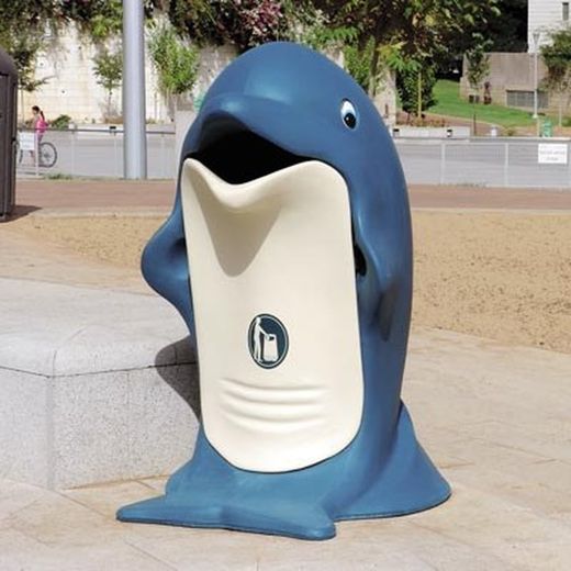 Paperera infantil DELFÍ SPLASH de Durapol