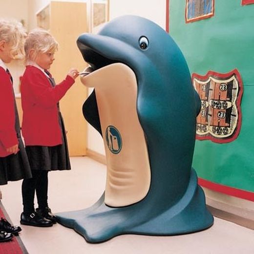 Paperera infantil DELFÍ SPLASH de Durapol