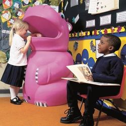 Paperera infantil HIPPO de politilè