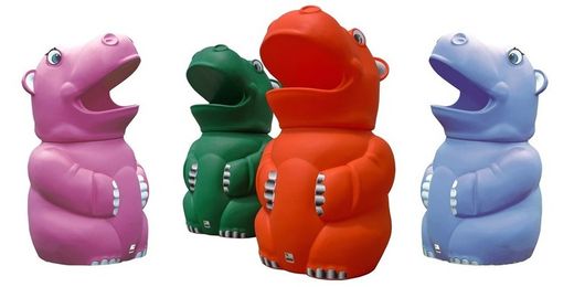 Paperera infantil HIPPO de politilè