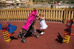 Paviment de cautxú a llosetes