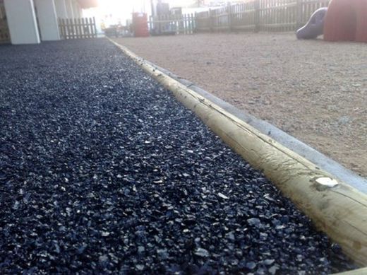 Paviments de cautxú continu