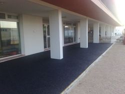 Paviments de cautxú continu