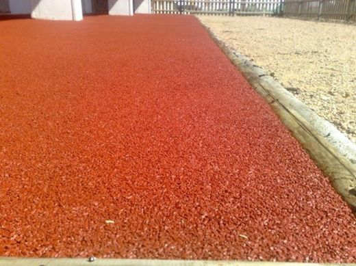 Paviments de cautxú continu