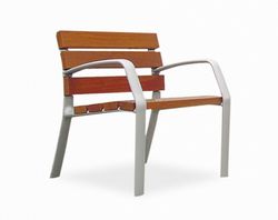 Cadira SIMILAR C-1007-AL CADIRA de fusta amb peus d'alumini anonitzat