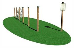 Eslàlom H 150 - 3208 per a bicicletes