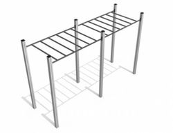 Street Workout Escalada Horitzontal Doble - SW009DAL