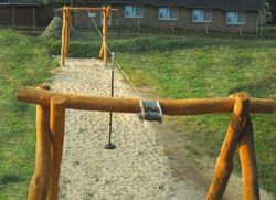 Tirolina fusta de Robinia FUNICULAR