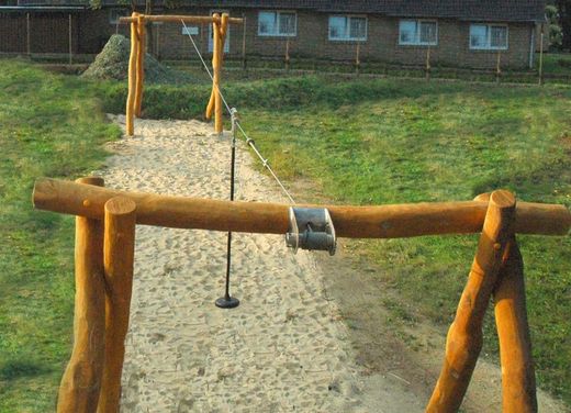 Tirolina fusta de Robinia FUNICULAR