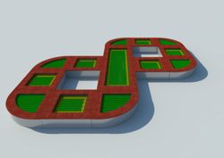 Trampolí - llit elàstic EIGHT