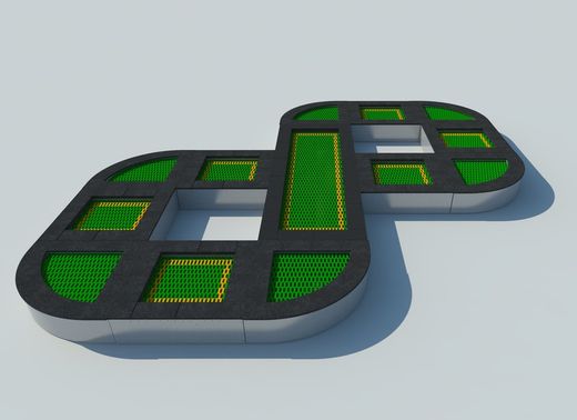 Trampolín - cama elástica EIGHT